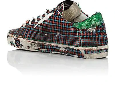 商品Golden Goose|Women's Superstar Tweed Sneakers,价格¥1447,第3张图片详细描述