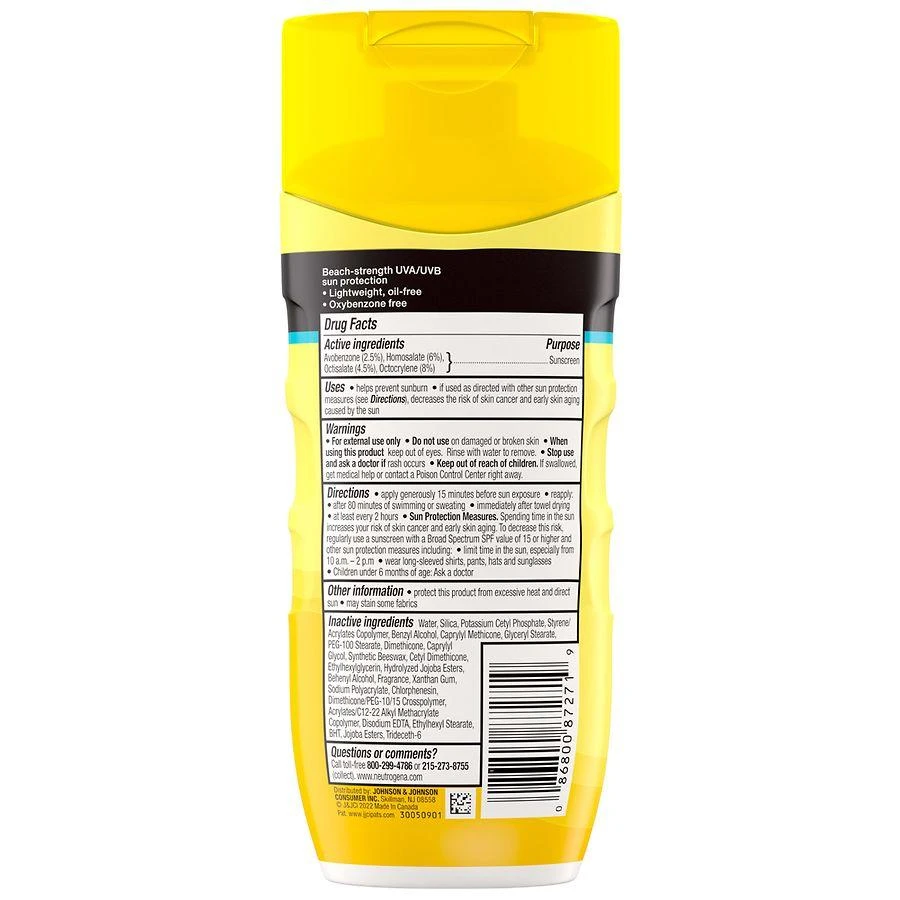 商品Neutrogena|Sunscreen Lotion Beach Defense SPF 30,价格¥103,第5张图片详细描述