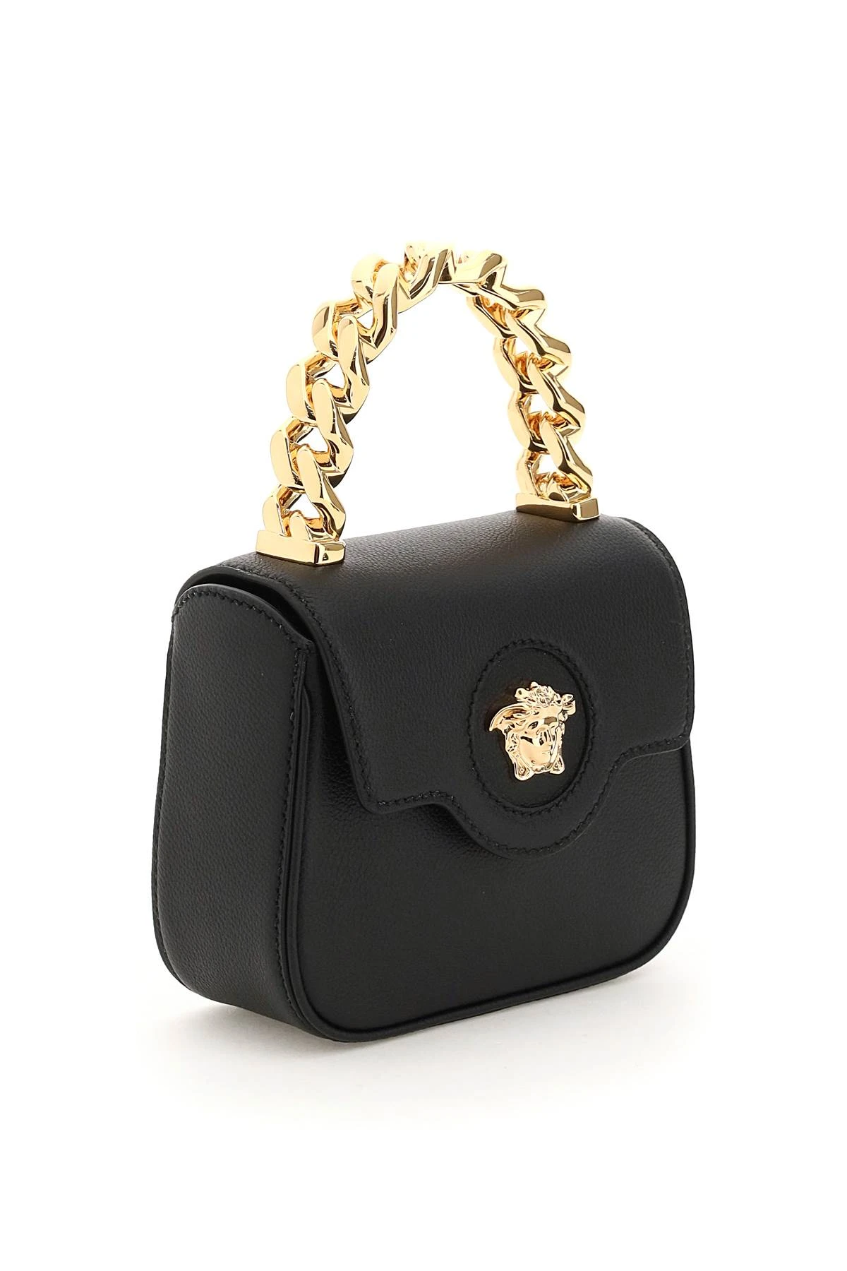 商品Versace|Versace 女士手提包 1003016DVIT2T1B00V-0 黑色,价格¥9012,第4张图片详细描述