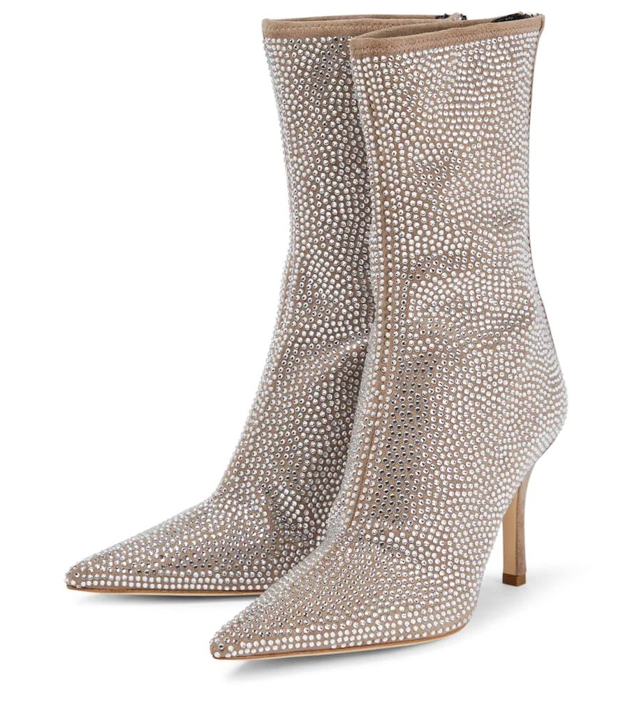 商品Paris Texas|Holly Mama embellished suede ankle boots,价格¥6340,第5张图片详细描述
