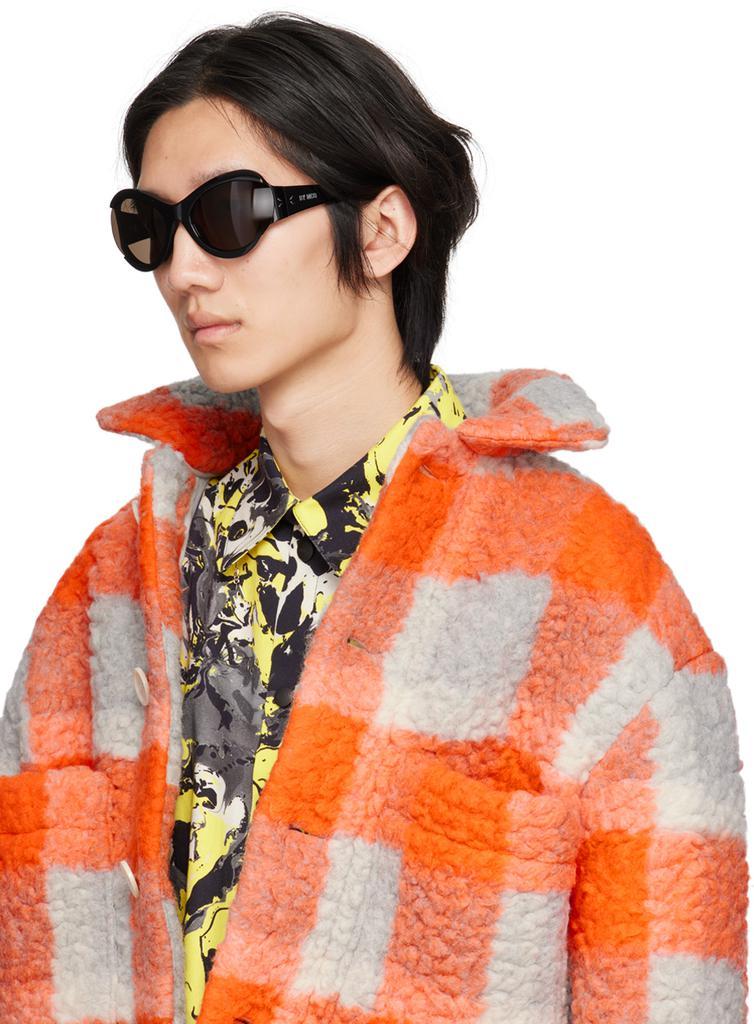 商品Alexander McQueen|Black Futuristic Sunglasses,价格¥1480,第6张图片详细描述