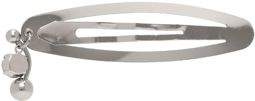 商品Justine Clenquet|Silver & Blue Andrew Hair Clip,价格¥243,第2张图片详细描述