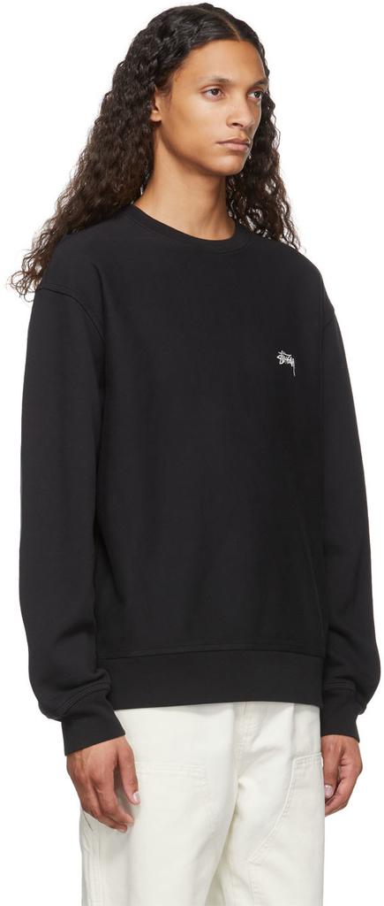 Black Overdyed Stock Logo Sweatshirt商品第2张图片规格展示