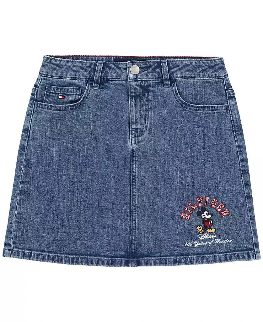 商品Tommy Hilfiger|Tommy Hilfiger x Disney Big Girls Stretch Denim Skirt,价格¥263,第2张图片详细描述
