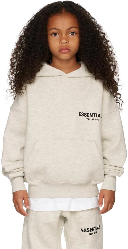 商品Essentials|Kids Off-White Logo Hoodie,价格¥468,第1张图片