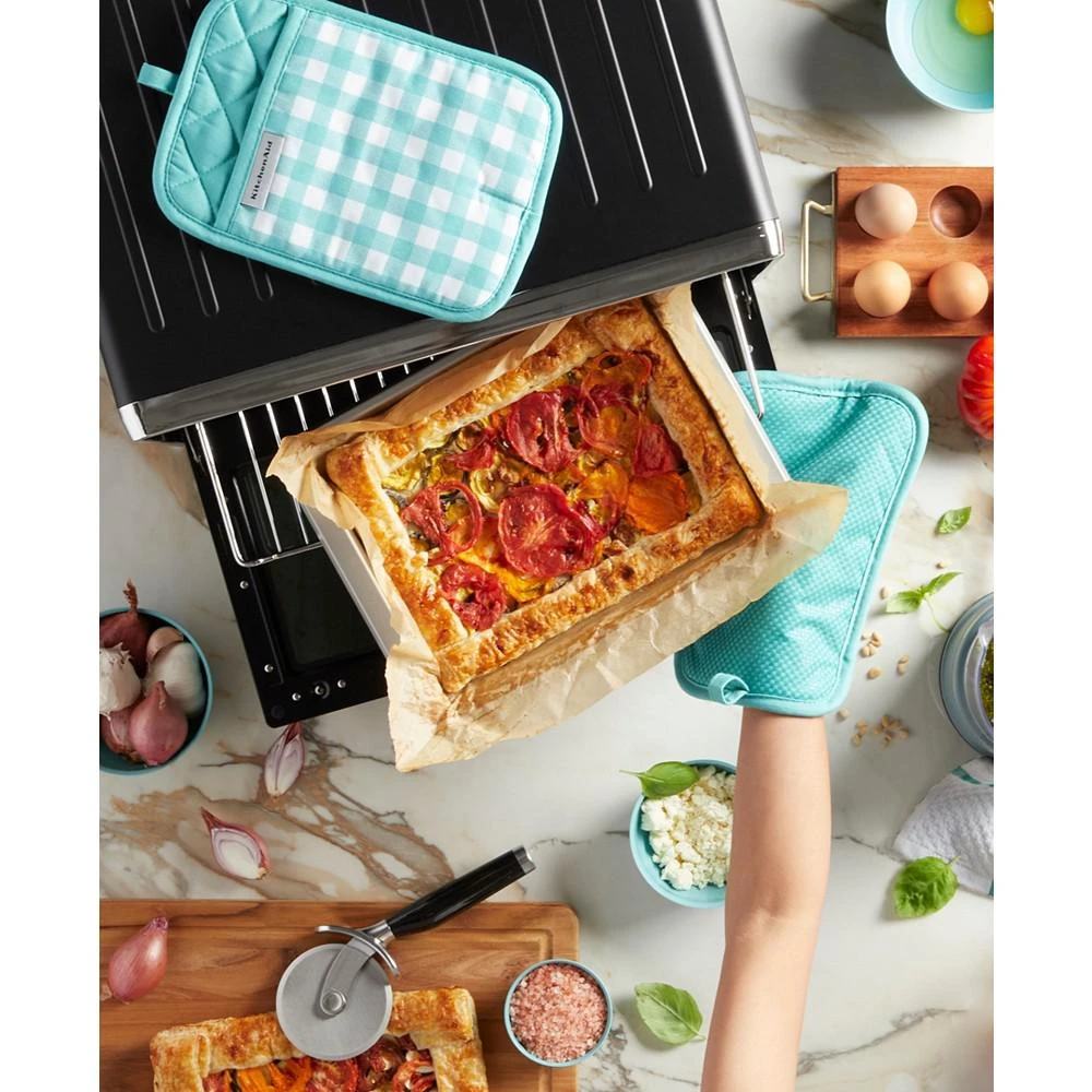 商品KitchenAid|Gingham Pot Holder 2-Pack Set, 7" x 10",价格¥299,第5张图片详细描述