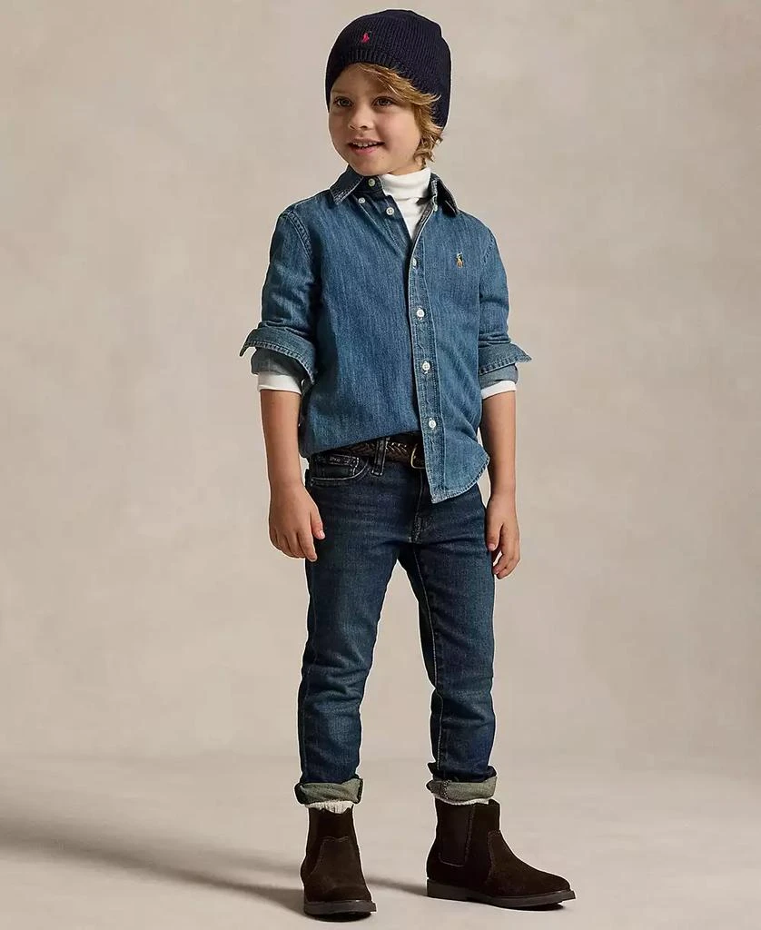 商品Ralph Lauren|Toddler & Little Boys Eldridge Skinny-Fit Jeans,价格¥311,第1张图片