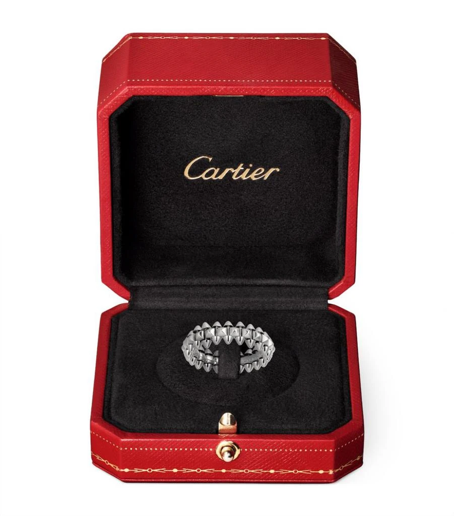 商品Cartier|Medium White Gold Clash de Cartier Ring,价格¥37618,第3张图片详细描述