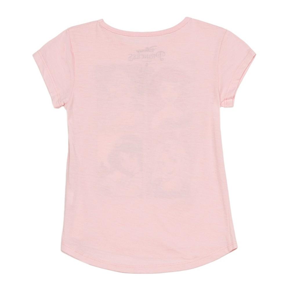 Little Girls Disney Princess Short Sleeve Tee商品第2张图片规格展示