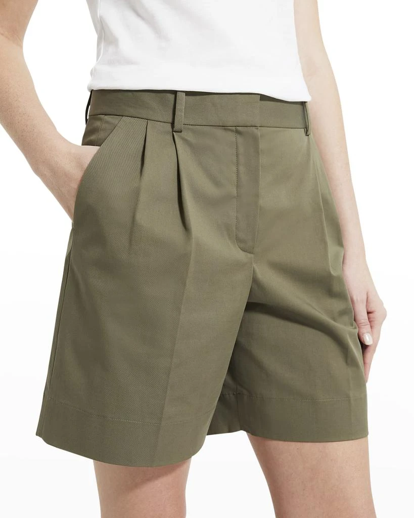 商品Theory|Double-Pleat High-Waist Shorts,价格¥539,第5张图片详细描述