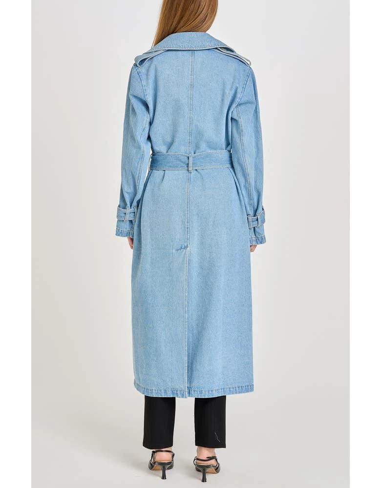 商品Wayf|Denim Trench Coat,价格¥580,第2张图片详细描述