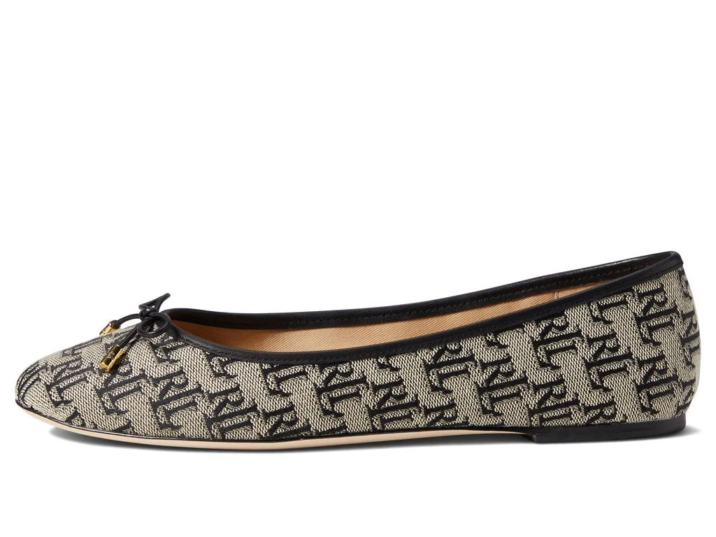 商品Ralph Lauren|Jayna II Monogram Jacquard Ballet Flat,价格¥854,第4张图片详细描述