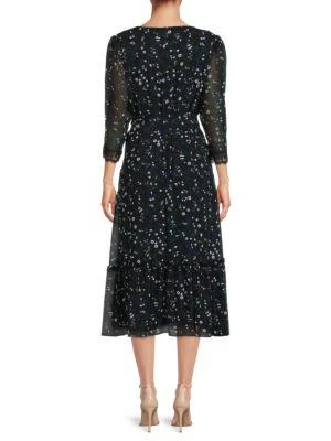 商品Karl Lagerfeld Paris|Floral Ruffle Midi Dress,价格¥300,第2张图片详细描述