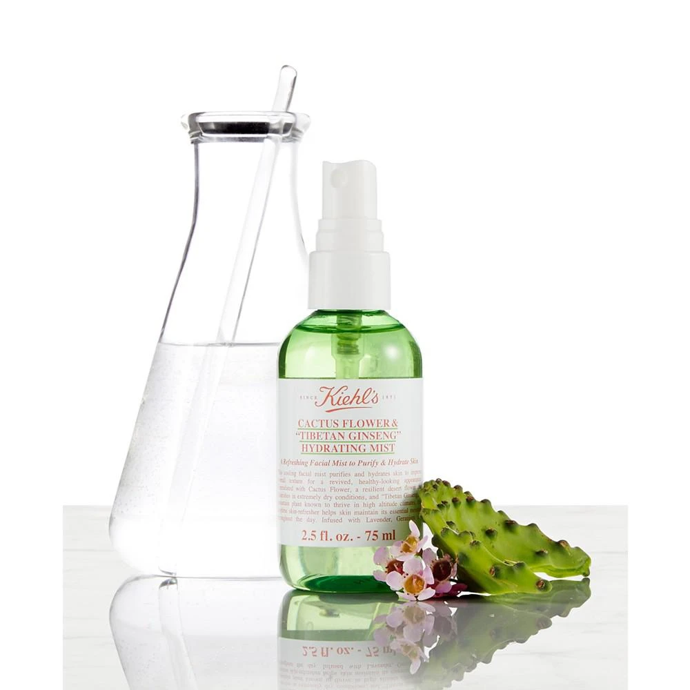 商品Kiehl's|Cactus Flower & Tibetan Ginseng Hydrating Mist, 4.2-oz.,价格¥201,第4张图片详细描述