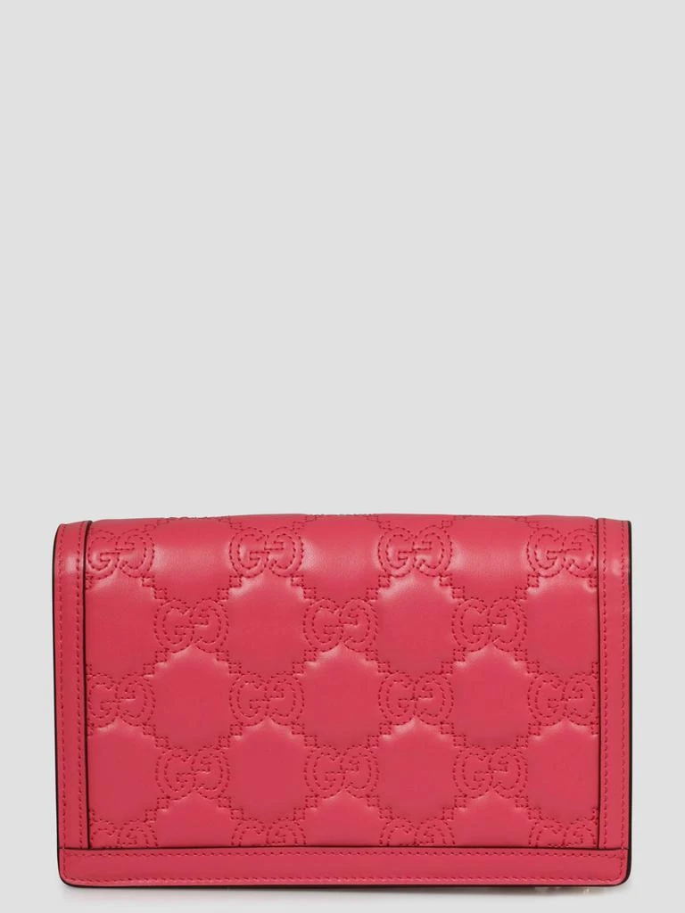 商品Gucci|Gg matelassé chain wallet,价格¥8139,第2张图片详细描述