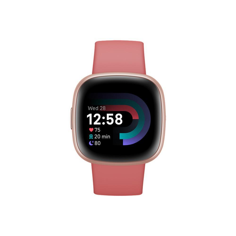 商品Fitbit|Versa 4 Pink Sand Copper Rose Smartwatch, 39mm,价格¥1729,第1张图片