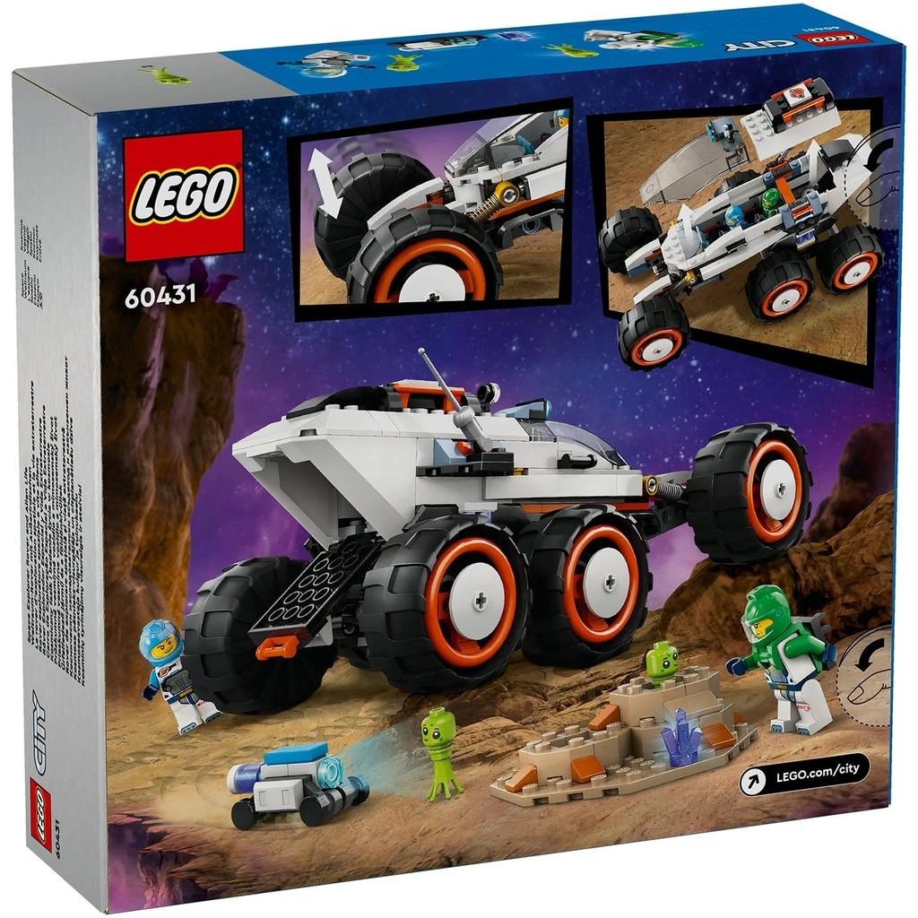 商品LEGO City Space Explorer Rover and Alien Life 60431,价格¥278,第3张图片详细描述