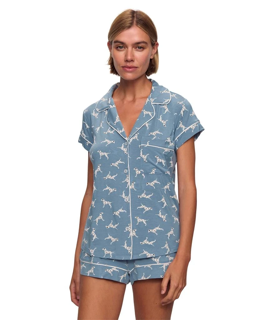 商品Eberjey|Gisele Printed - The Shortie Short PJ Set,价格¥548,第1张图片