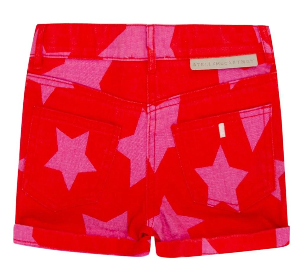 商品Stella McCartney|Stella McCartney Kids Star Printed Denim Shorts,价格¥576,第2张图片详细描述