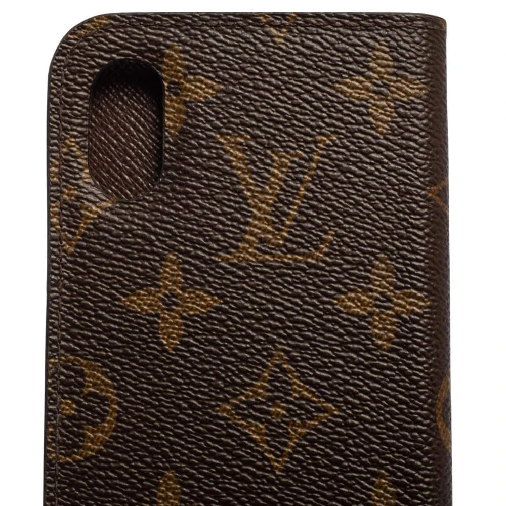 商品[二手商品] Louis Vuitton|Louis Vuitton Monogram Canvas iPhone X Folio Case,价格¥828,第5张图片详细描述