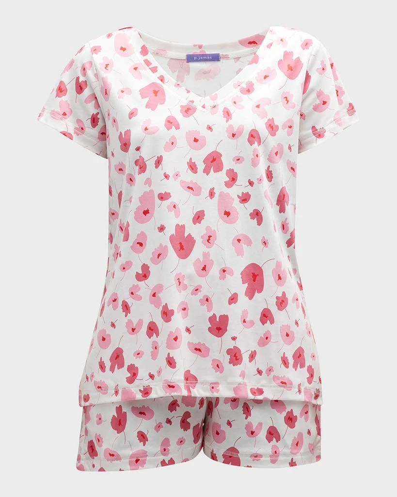 商品P Jamas|Butterknit Poppy-Print Pajama Set,价格¥719,第2张图片详细描述