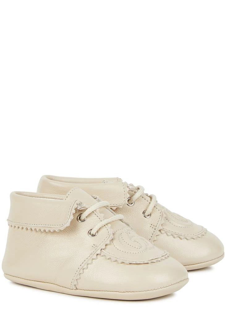 商品Gucci|KIDS Sam GG leather shoes,价格¥2678,第3张图片详细描述