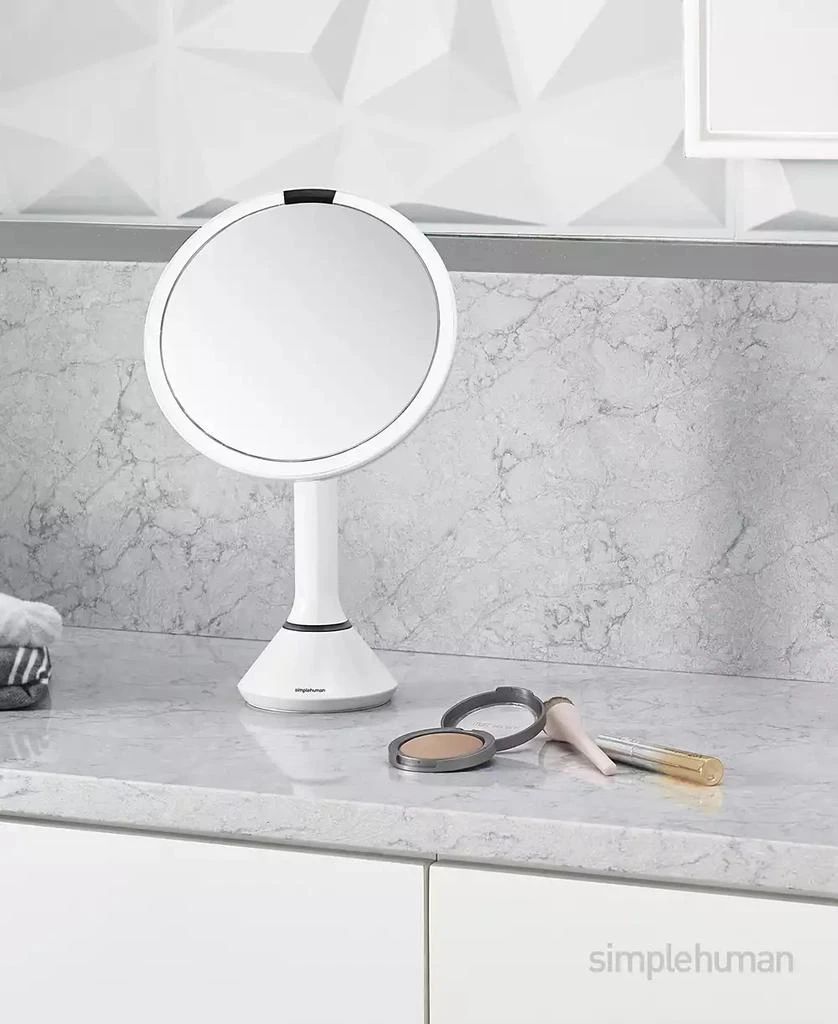 商品simplehuman|8" Round Sensor Makeup Mirror with Touch-Control Dual Light Settings,价格¥1537,第2张图片详细描述