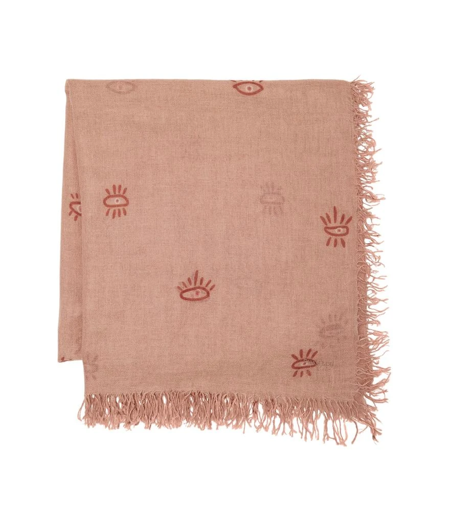 商品Chan Luu|Cashmere and Silk Evil Eye Wrap Scarf,价格¥1824,第2张图片详细描述