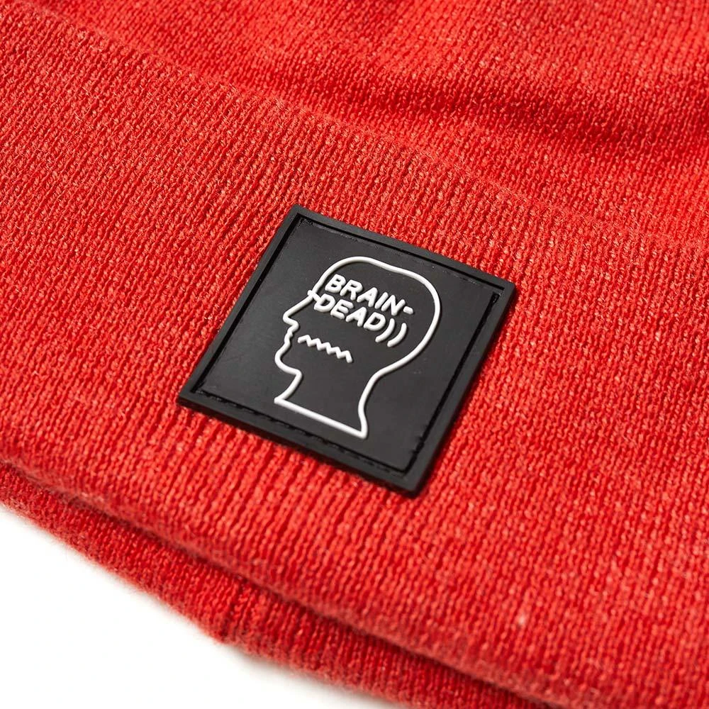 商品Brain Dead|Brain Dead Logo Head Wool Beanie,价格¥281,第2张图片详细描述