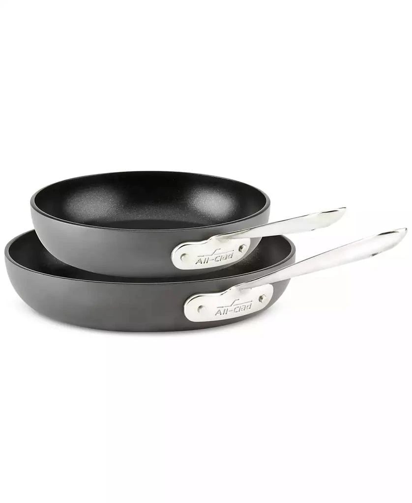 商品All-Clad|HA1 Hard Anodized 8" & 10" 2PC Fry Pan Set,价格¥527,第1张图片