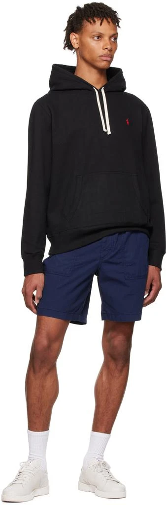 商品Ralph Lauren|Black Cotton Hoodie,价格¥407,第4张图片详细描述