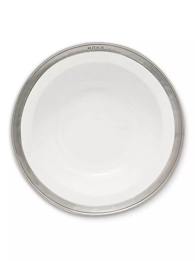 商品Match|Convivio Ceramic & Pewter Serving Bowl,价格¥2007,第1张图片