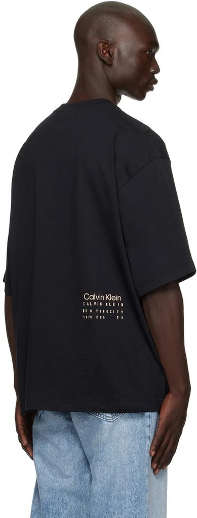 商品Calvin Klein|Black Smooth T-Shirt,价格¥260,第3张图片详细描述