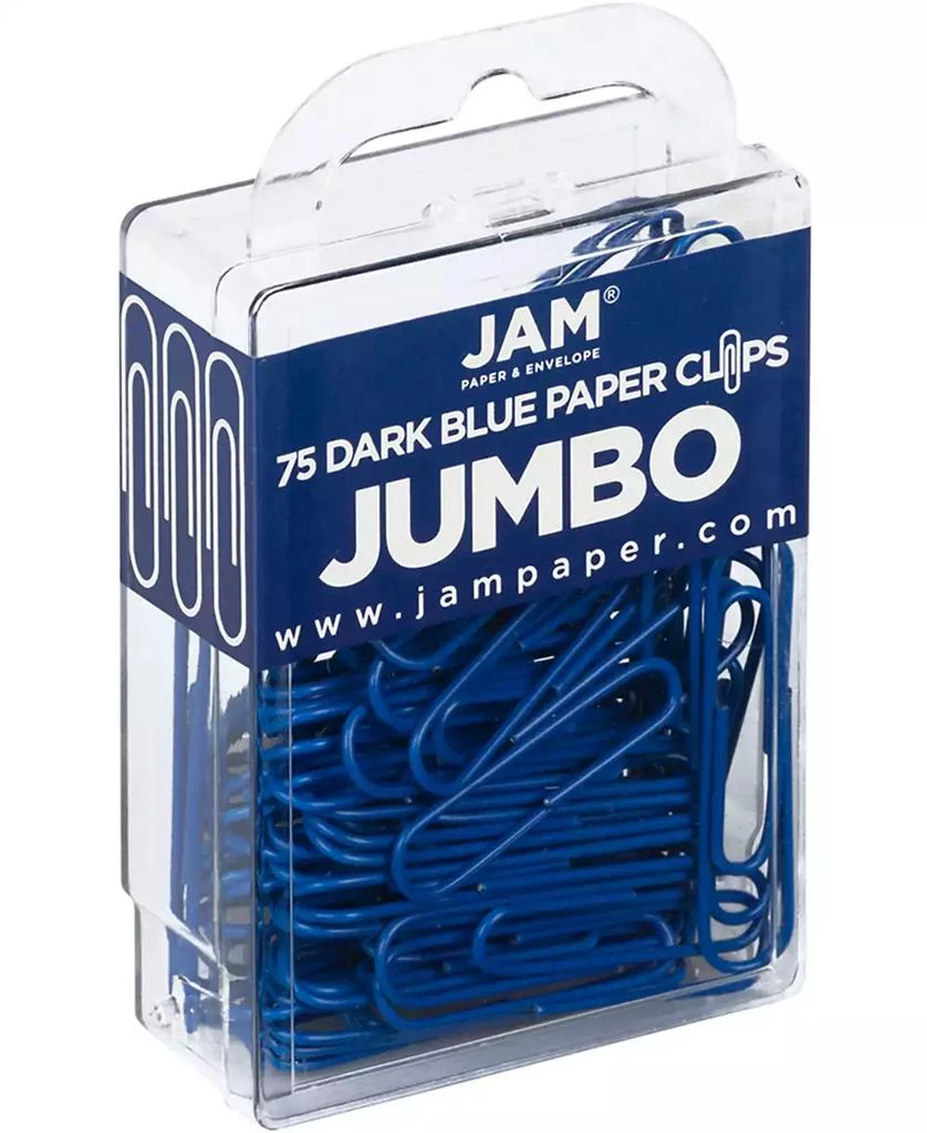 商品JAM Paper|Colorful Jumbo Paper Clips - Large 2" - Paperclips - 75 Per Pack,价格¥60,第2张图片详细描述