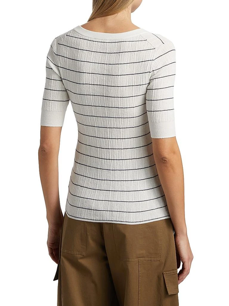 商品A.L.C.|Francis Striped Cotton-Blend Top,价格¥658,第5张图片详细描述