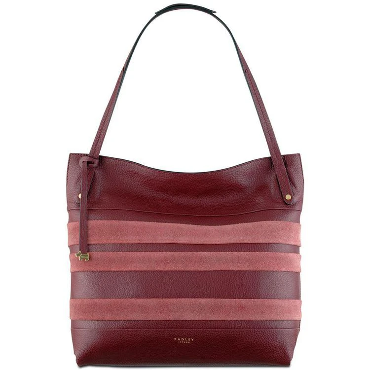 商品Radley|Willow Striped Zip-Top Large Tote,价格¥866,第1张图片
