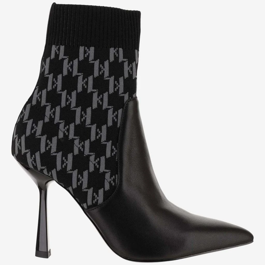 商品Karl Lagerfeld Paris|KARL LAGERFELD MONOGRAMMED ANKLE BOOTS,价格¥1149,第1张图片