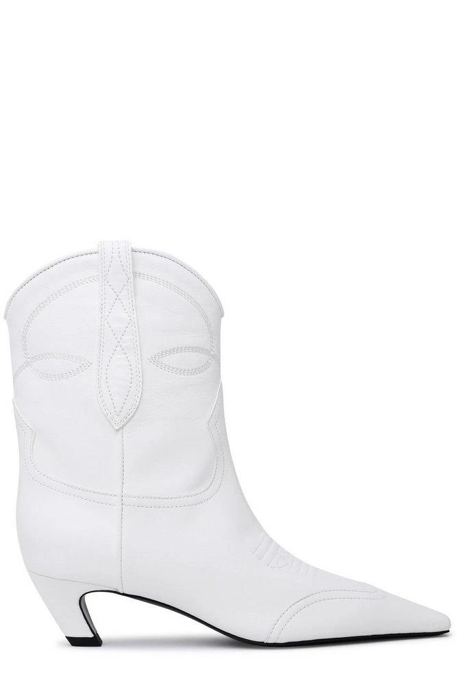 商品Khaite|Khaite Embroidered Pointed-Toe Cowboy Boots,价格¥7947,第1张图片