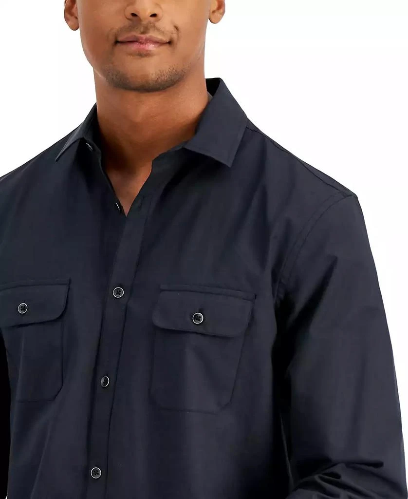 商品Alfani|Men's Regular-Fit Solid Shirt, Created for Macy's,价格¥245,第3张图片详细描述