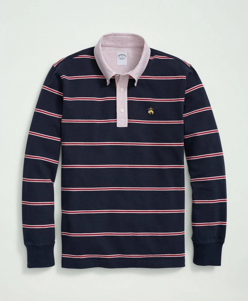 商品Brooks Brothers|Cotton BB#2 Stripe Rugby Shirt,价格¥705,第1张图片