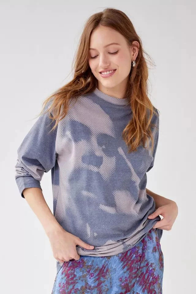 商品Urban Outfitters|Pixel Face Long Sleeve Tee,价格¥188,第1张图片