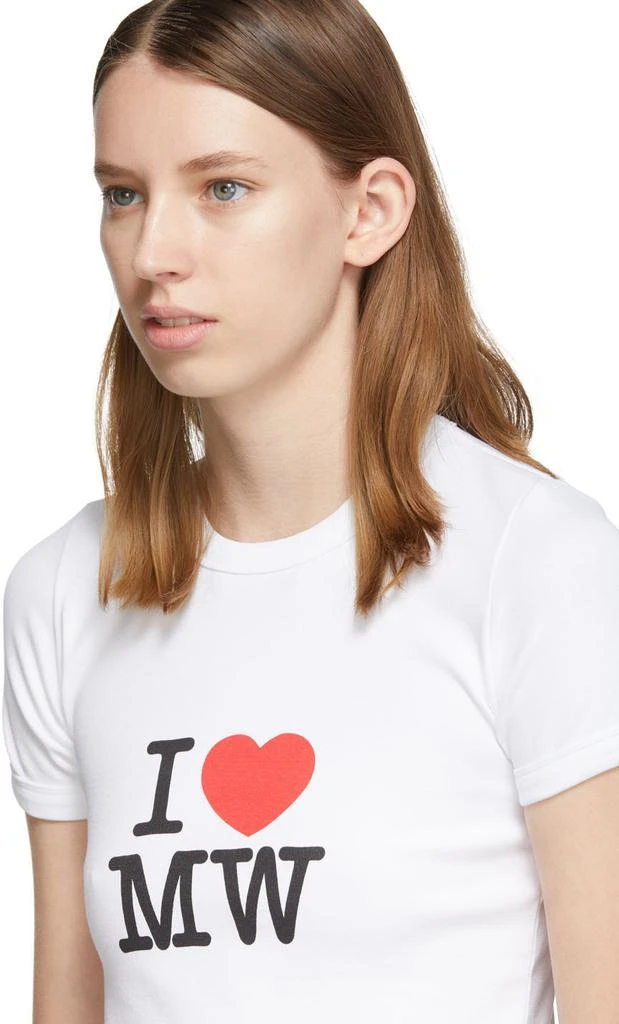 商品Vetements|White Fitted T-Shirt,价格¥552,第4张图片详细描述