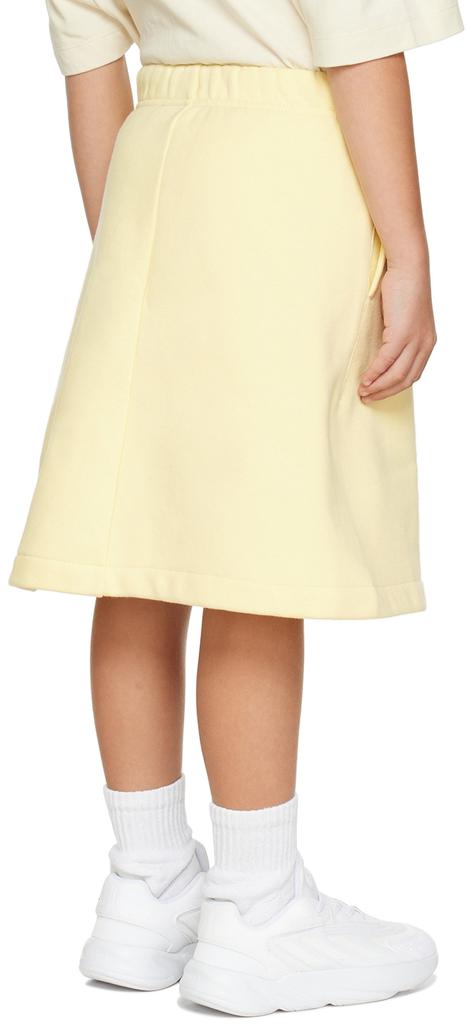 Kids Yellow Fleece Skirt商品第3张图片规格展示