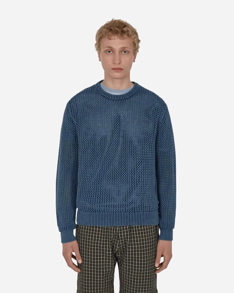 商品STUSSY|Pig. Dyed Loose Gauge Sweater Blue,价格¥635,第1张图片