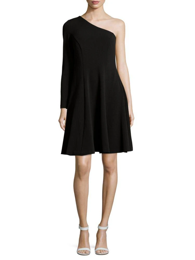 商品Calvin Klein|One-Shoulder Fit-&-Flare Dress,价格¥277,第1张图片