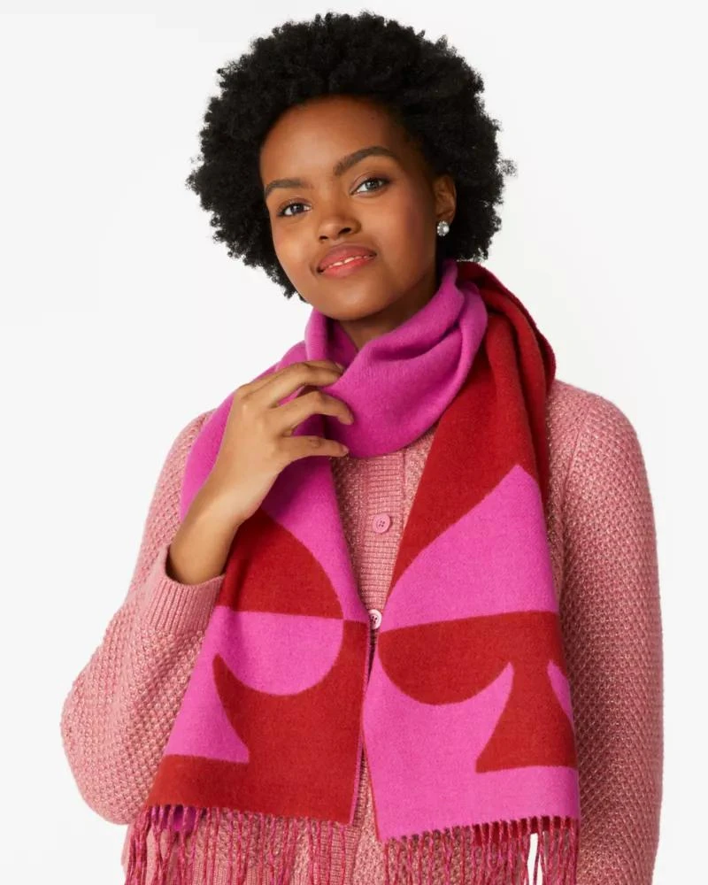 商品Kate Spade|Wool Cashmere Oversized Scarf,价格¥519,第2张图片详细描述