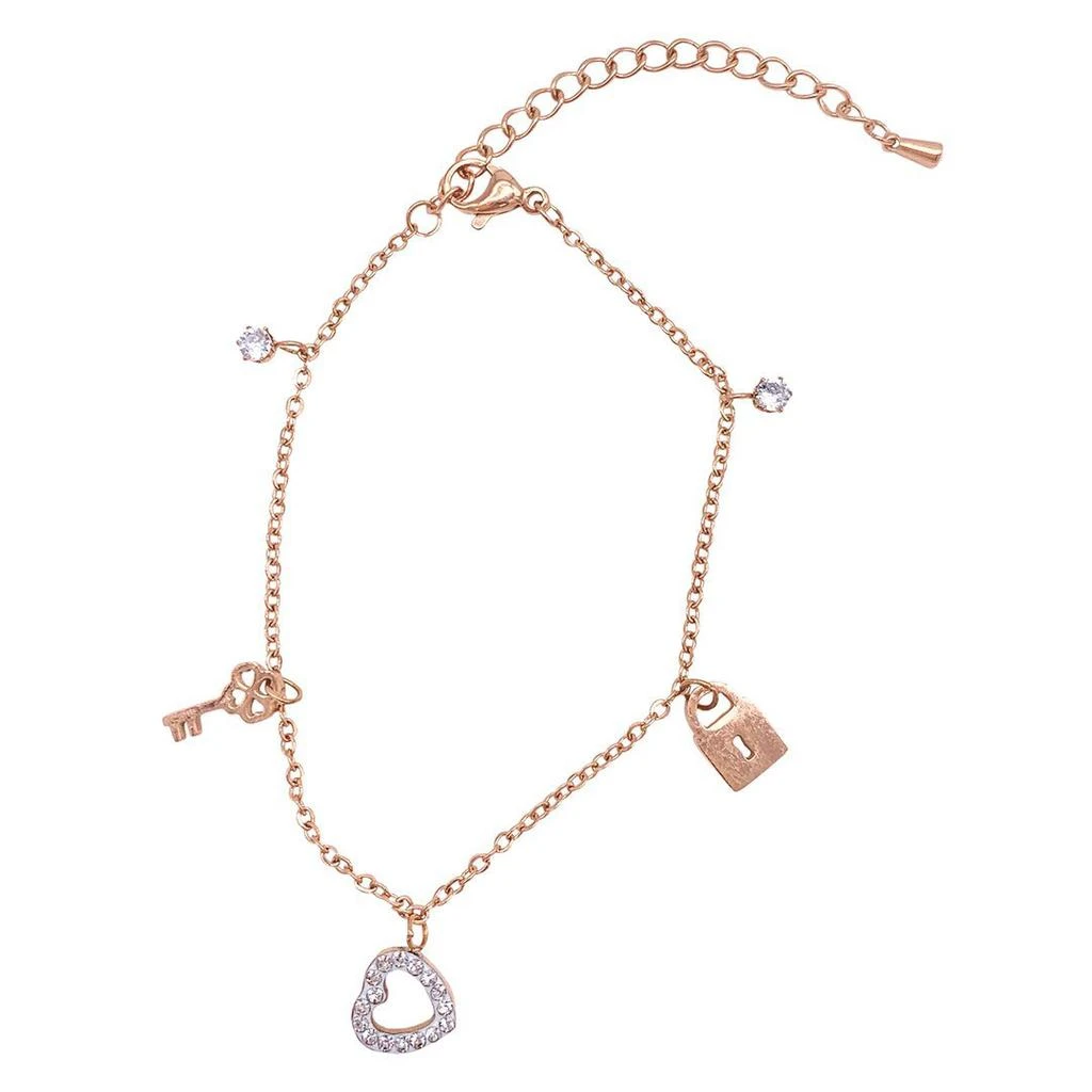 商品ADORNIA|Adornia Charm Bracelet rose gold,价格¥131,第1张图片
