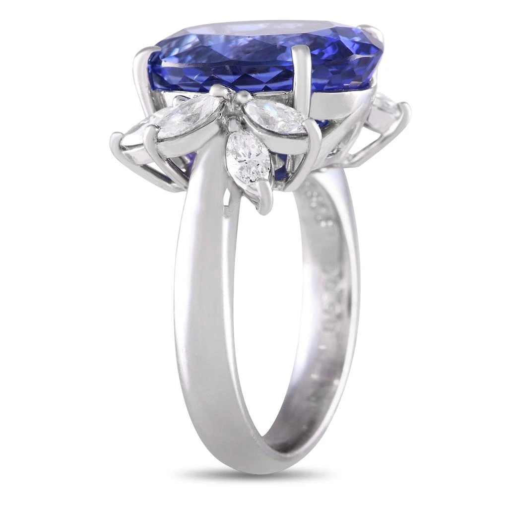 商品[二手商品] LB Exclusive|Platinum 0.93ct Diamond and Tanzanite Ring #3943,价格¥28696,第2张图片详细描述