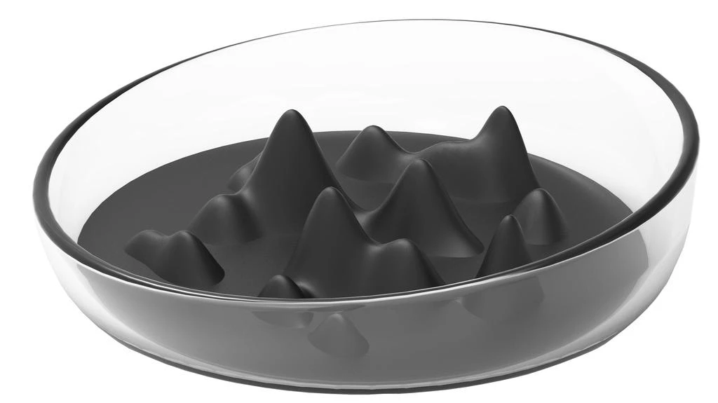 Pet Life  'Cirlicue' Mountain Shaped Modern Slow Feeding Pet Bowl 商品