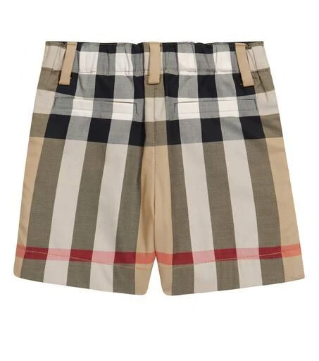 商品Burberry|婴幼儿 — 格纹棉质短裤,价格¥1157,第2张图片详细描述